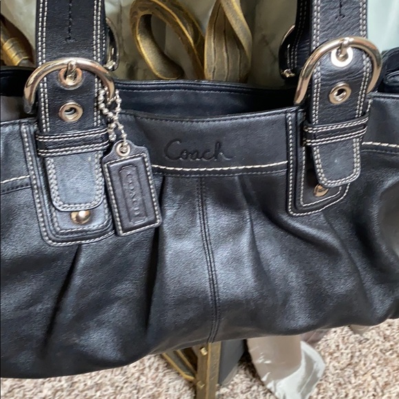 Coach Black hand bag - Picture 2 of 6